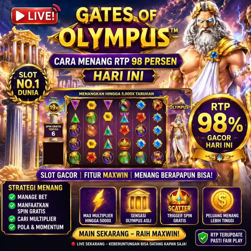 Pusat Putar - Tampilan pola petir merah kakek Zeus dalam gates of olympus cara menang rtp 98 persen