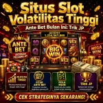 Pusat Putar - Visualisasi situs slot volatilitas tinggi dengan fitur ante bet aktif untuk peluang jackpot maxwin.