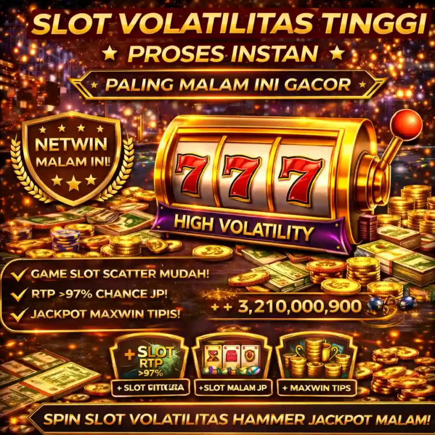 Pusat Putar - Visualisasi grafik kemenangan slot volatilitas tinggi dengan fitur proses instan penarikan dana malam ini.