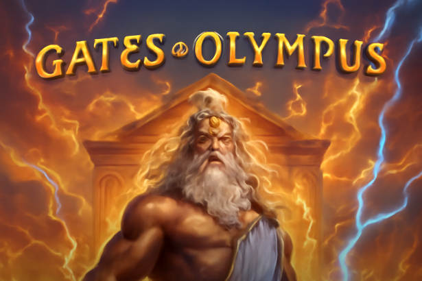 Ilustrasi Gates Of Olympus dengan tema mitologi Yunani